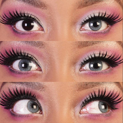 Primal Contacts Accessories Primal Charm Sapphire Blue Colored Contact Lenses
