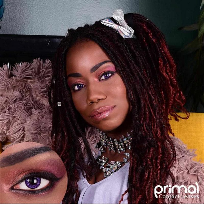 Primal Contacts Accessories Primal Enchanted Lilac Colored Contact Lenses
