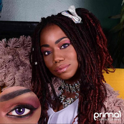 Primal Contacts Accessories Primal Enchanted Lilac Colored Contact Lenses