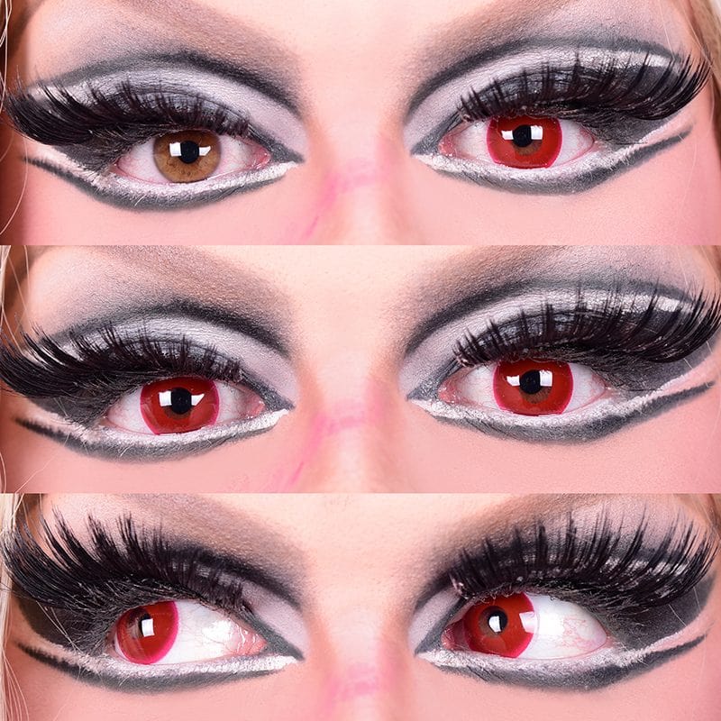 Primal Contacts Accessories Primal Evil Eyes Costume Colored Contact Lenses