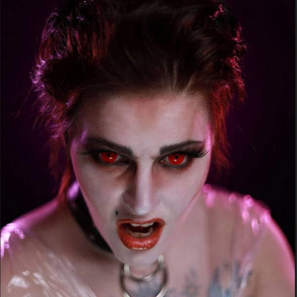 Primal Contacts Accessories Primal Red Mini Sclera Costume Contact Lenses