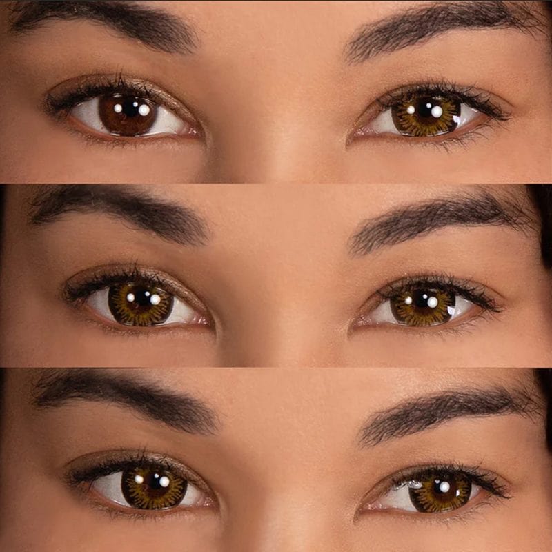 Primal Contacts Accessories Primal Temptress Chestnut Colored Contact Lenses
