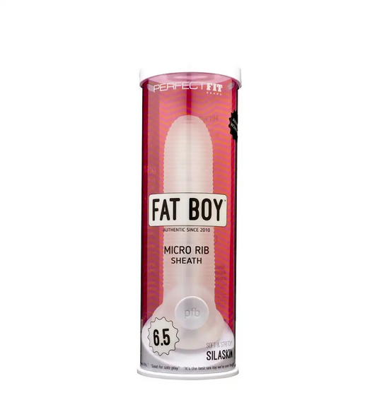PerfectFit Fat Boy Micro Rib Sheath 6.5" - XOXTOYS