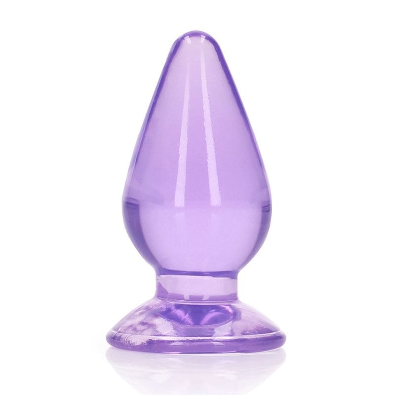 Purple Shots RealRock 3.5″ Crystal Clear Butt Plug