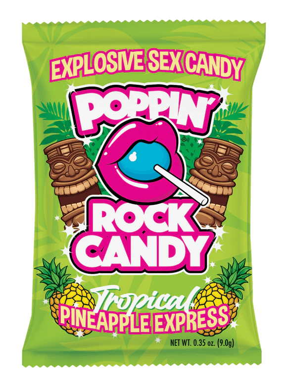 Rock Candy Novelties & Parties Pineapple Express Rock Candy Poppin Explosive Sex Candy