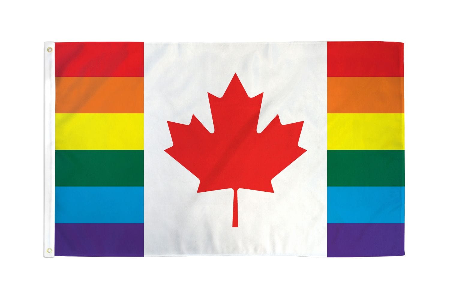Flags Importer Pride Flags Flags Importer 3' x 5' Canada Rainbow Pride Flag