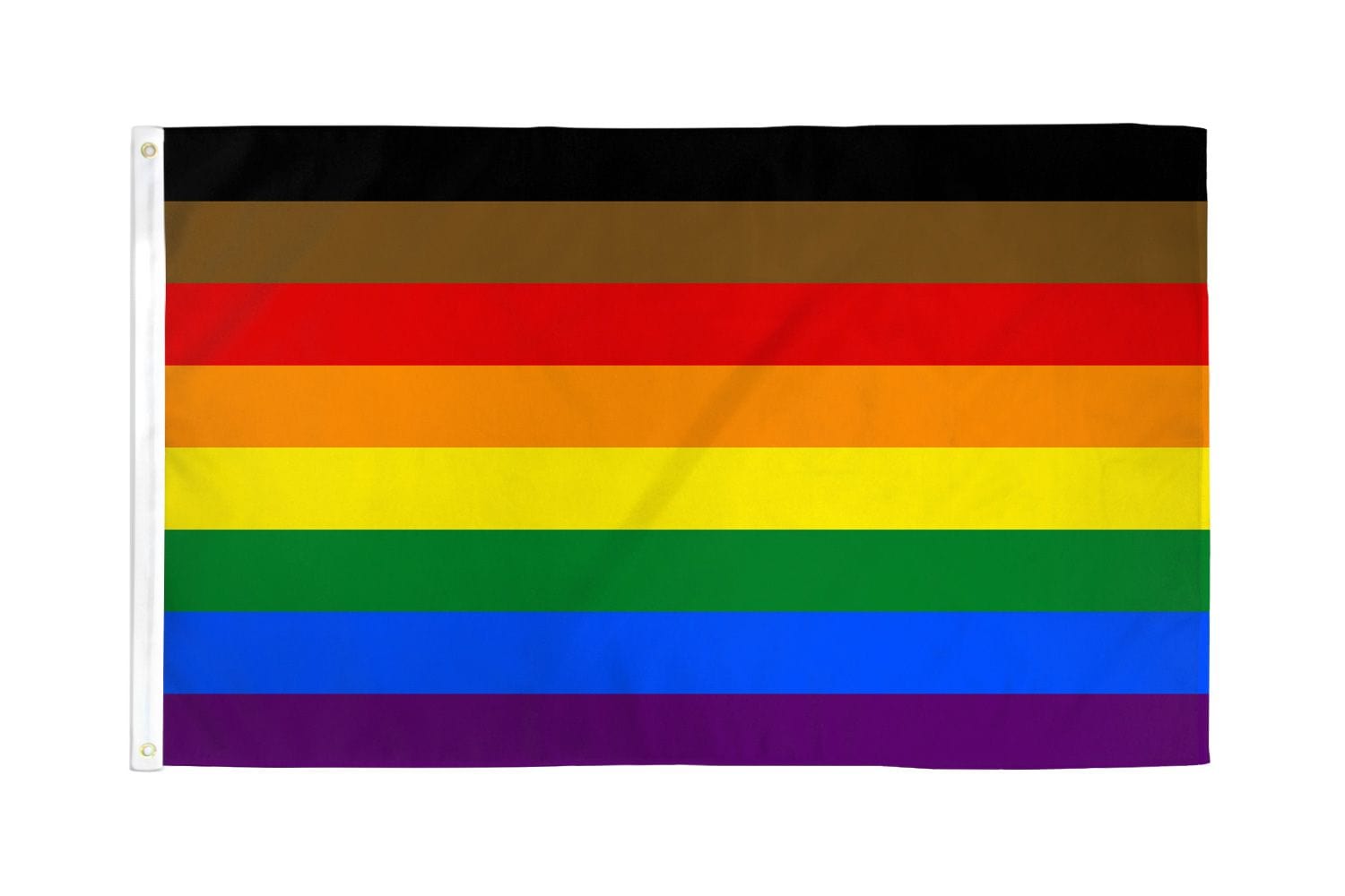 Flags Importer Pride Flags Flags Importer 3' x 5' Philly Rainbow Pride Flag