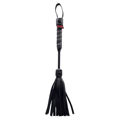 Rouge Whip/Flogger/Paddle Black Rouge Mini Leather Flogger 10"