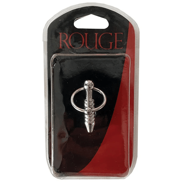 Rouge Cock & Balls Rouge Stainless Steel Hollow Beaded Probe & Cock Ring