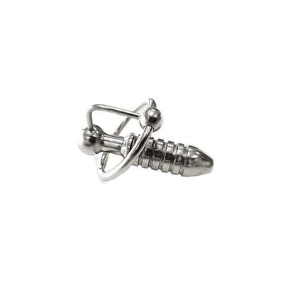 Rouge Cock & Balls Rouge Stainless Steel Hollow Beaded Probe & Cock Ring