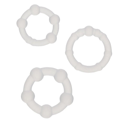 XOXTOYS Calexotics Alpha Liquid Silicone Beaded Rings