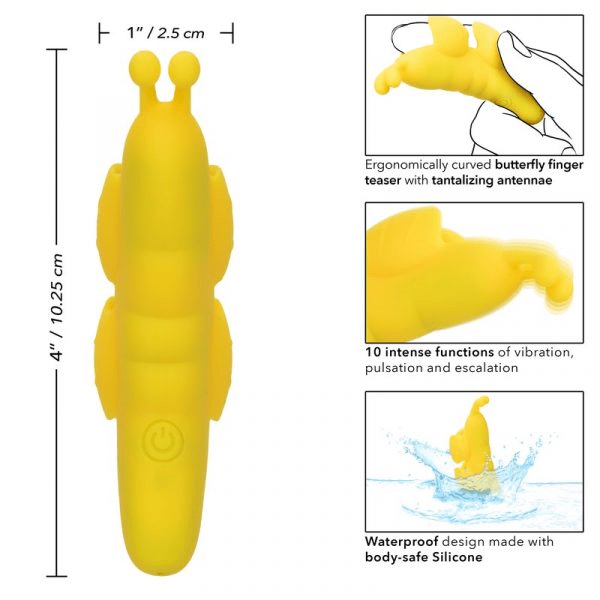 CALEXOTICS Clitoral Stimulators Calexotics Neon Vibes The Butterfly Vibe