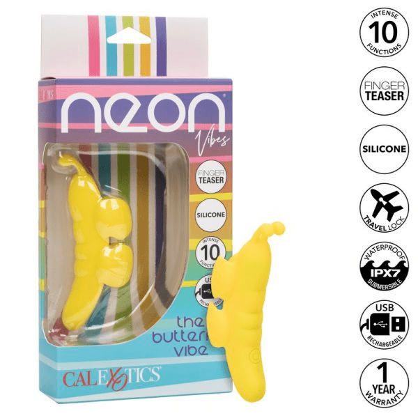 CALEXOTICS Clitoral Stimulators Calexotics Neon Vibes The Butterfly Vibe