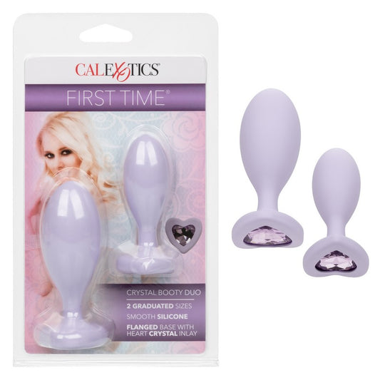CalExotics First Time Crystal Booty Duo - XOXTOYS