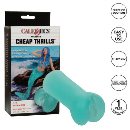 CalExotics Cheap Thrills Mermaid Masturbator - XOXTOYS