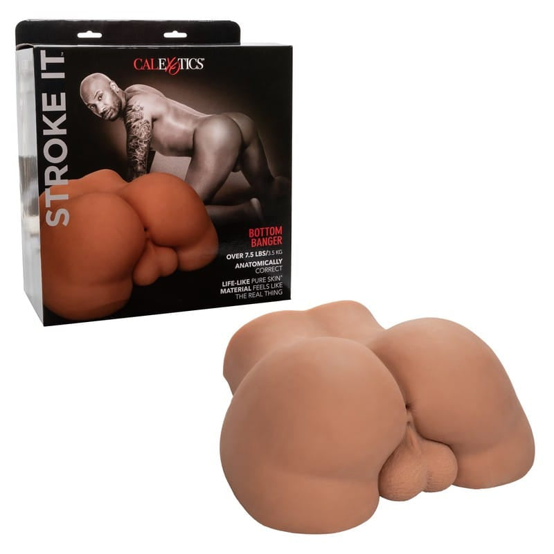 CALEXOTICS Stroker Brown CalExotics Stroke It Bottom Banger