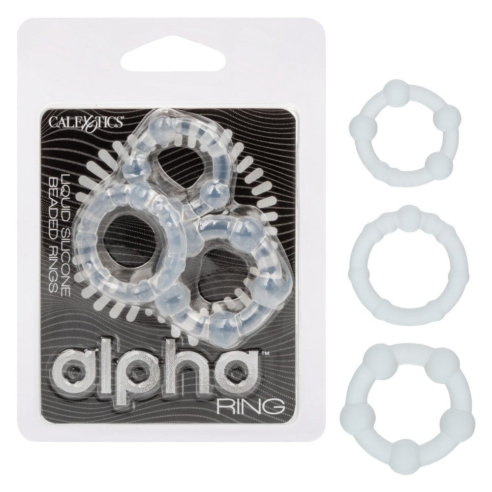 XOXTOYS Calexotics Alpha Liquid Silicone Beaded Rings