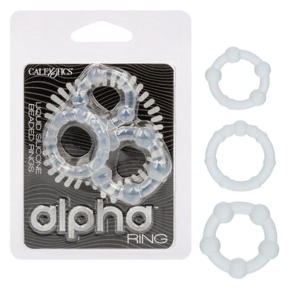 XOXTOYS Calexotics Alpha Liquid Silicone Beaded Rings