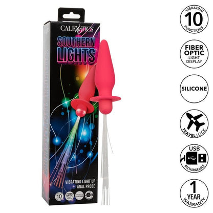 CALEXOTICS Anal Toys Calexotics Southern Lights Vibrating Anal Probe