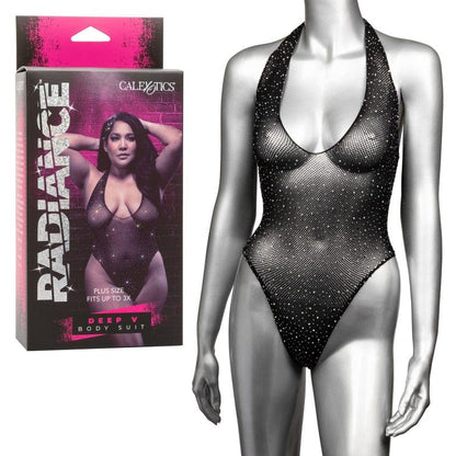 CALEXOTICS lingerie Plus Size CalExotics Radiance Deep V Body Suit