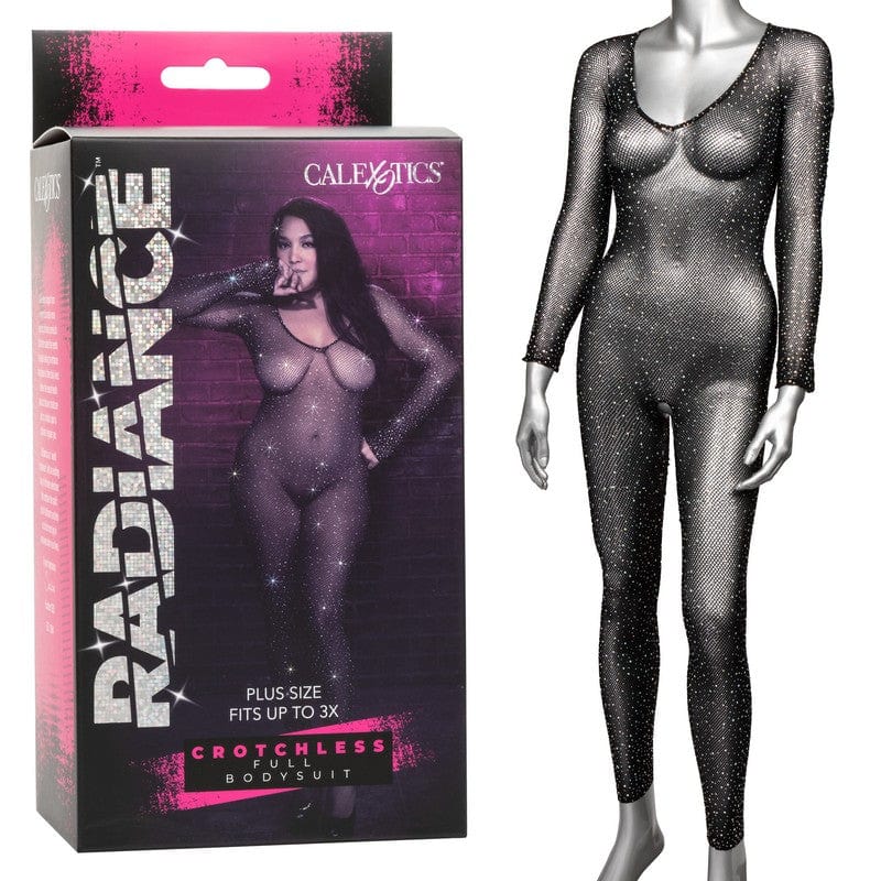 CALEXOTICS lingerie Plus Size CalExotics Radiance Crotchless Full Body Suit