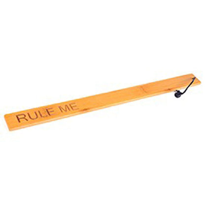 Spartacus Bamboo Paddle Ruler - Rule Me