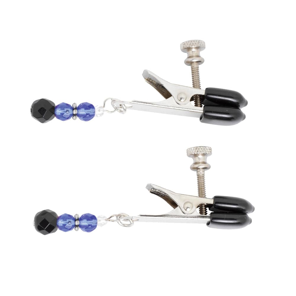 Spartacus Blue Beaded Clamps - Adj Broad Tip