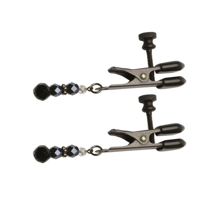 Spartacus Black Beaded Clamps - Adj Broad Tip
