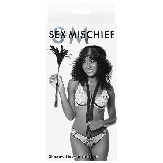 Sportsheets Sex & Mischief Shadow Tie & Tickle Kit - XOXTOYS