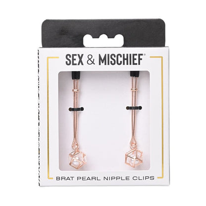 Sportsheets BDSM Sportsheets Brat Pearl Nipple Clips