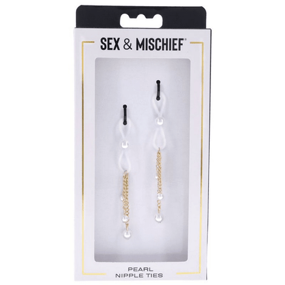 Sportsheets Accessories Sportsheets Sex & Mischief Pearl Nipple Ties