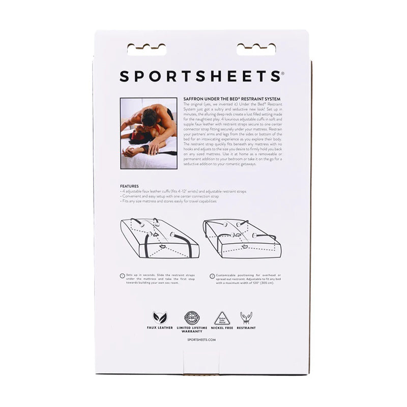 Sportsheets Saffron Under the Bed Restraint System - XOXTOYS