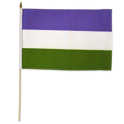 Flags Importer 12" x 18" Gender Queer Stick Flag - XOXTOYS