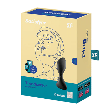 Satisfyer Anal Toys Black Satisfyer Trendsetter Vibrating Plug