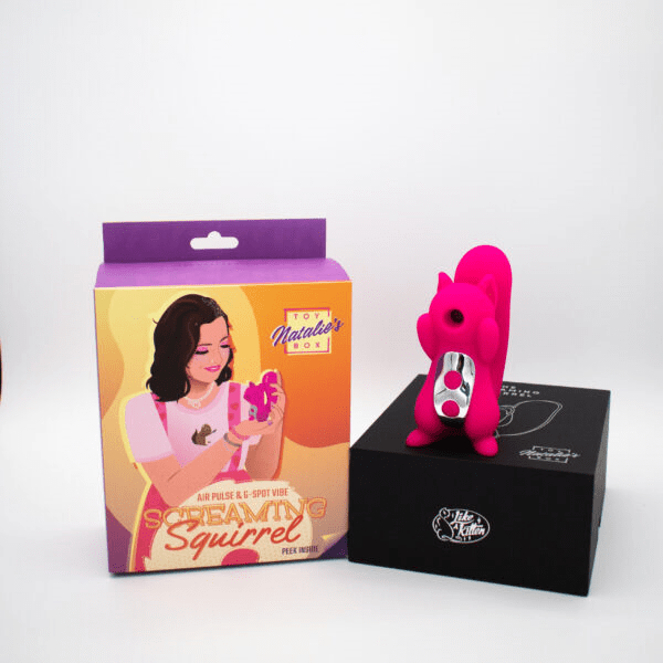 Natalie's Toybox Screaming Squirrel Air Pulse & G-Spot Vibrator - XOXTOYS