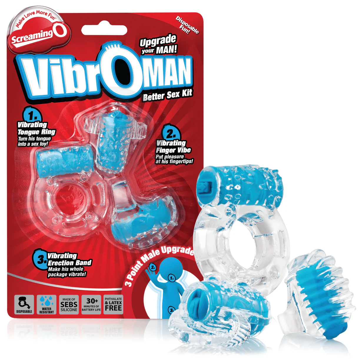 Screaming O VibrOman Kit Ultimate Vibrating Upgrade XOXTOYS Screaming O VibrOman Kit Ultimate Vibrating Upgrade XOXTOYS