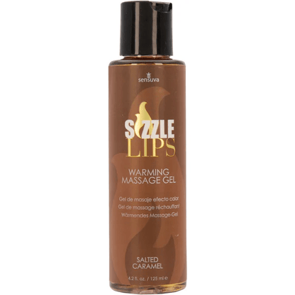 Sensuva Massage Oil Sensuva Sizzle Lips Edible Warming Massage Gel