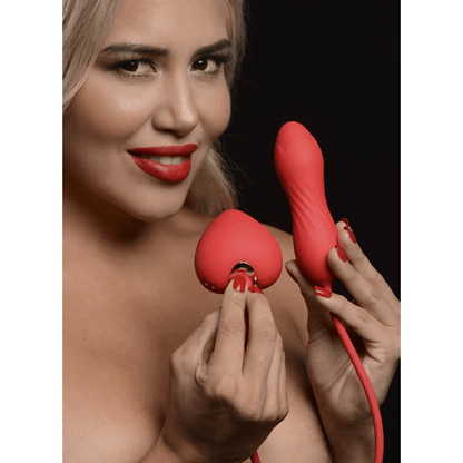 Shegasm Clitoral Stimulators Shegasm 10X Love On Me Suction Clit Stimulator & Vibrating Egg