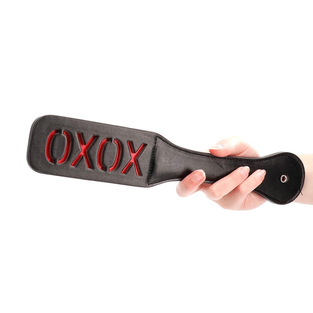Shots BDSM Shots Ouch! XOXO Paddle Black