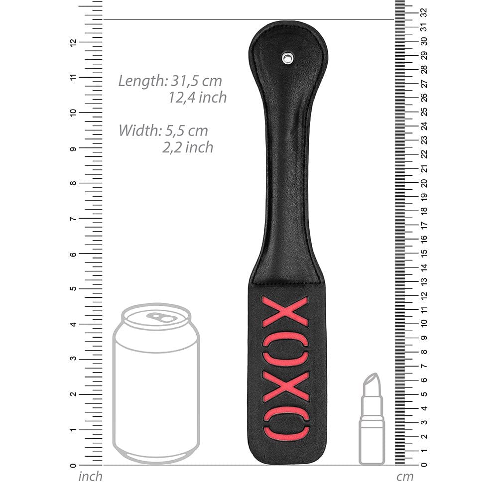 Shots BDSM Shots Ouch! XOXO Paddle Black