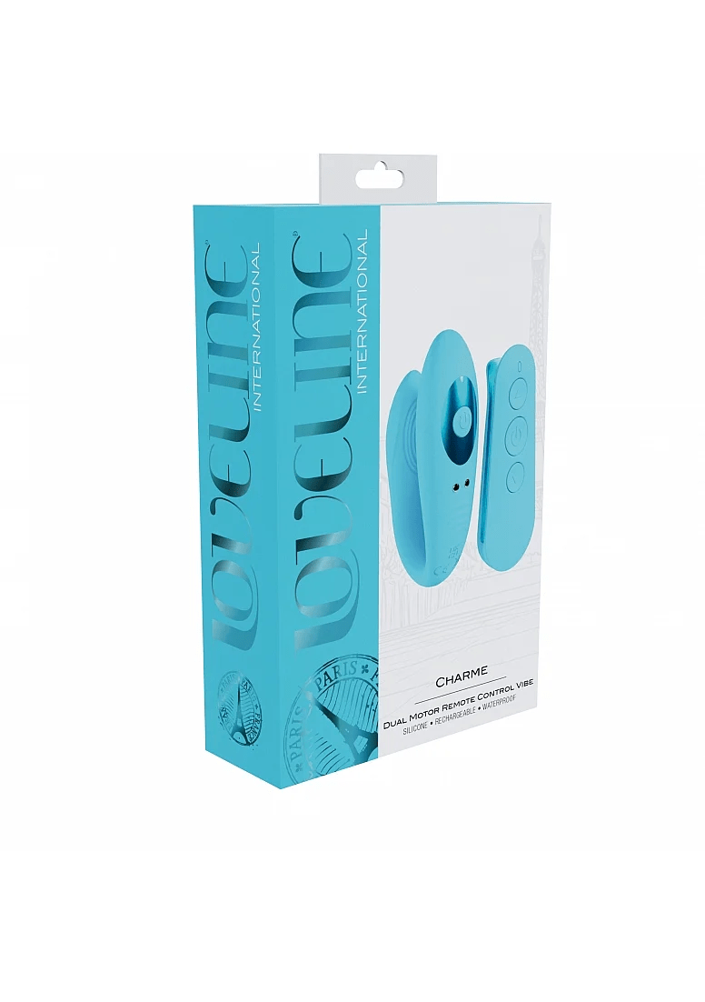 Shots Vibrator Shots Toys Loveline Charme Dual Motor Remote Control Vibe