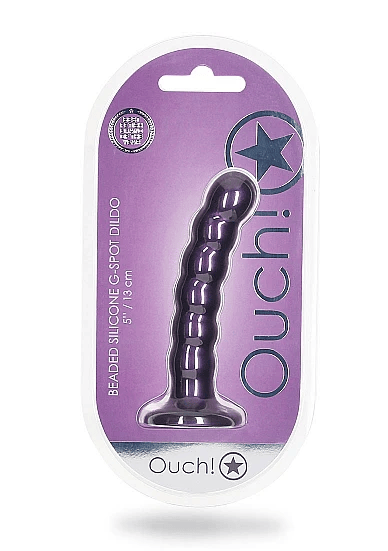 Shots Dildos Shots Toys Ouch! Beaded Silicone G-Spot Dildo