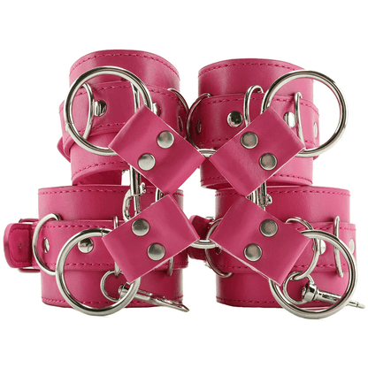 Shots Cuffs Shots Toys Ouch! Leather Hand and Leg Cuffs