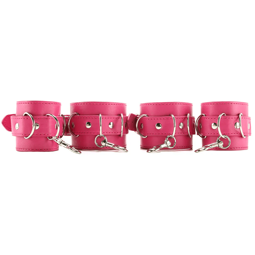 Shots Cuffs Shots Toys Ouch! Leather Hand and Leg Cuffs