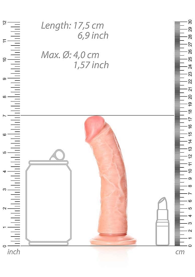 Shots Dildo Shots Toys RealRock Curved Realistic 6" Dildo with Suction Cup