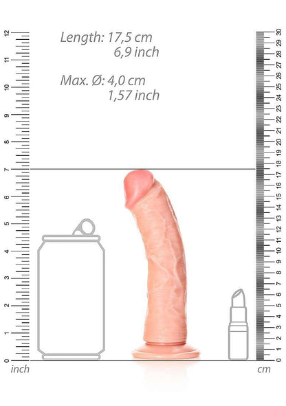 Shots Dildo Shots Toys RealRock Curved Realistic 6" Dildo with Suction Cup