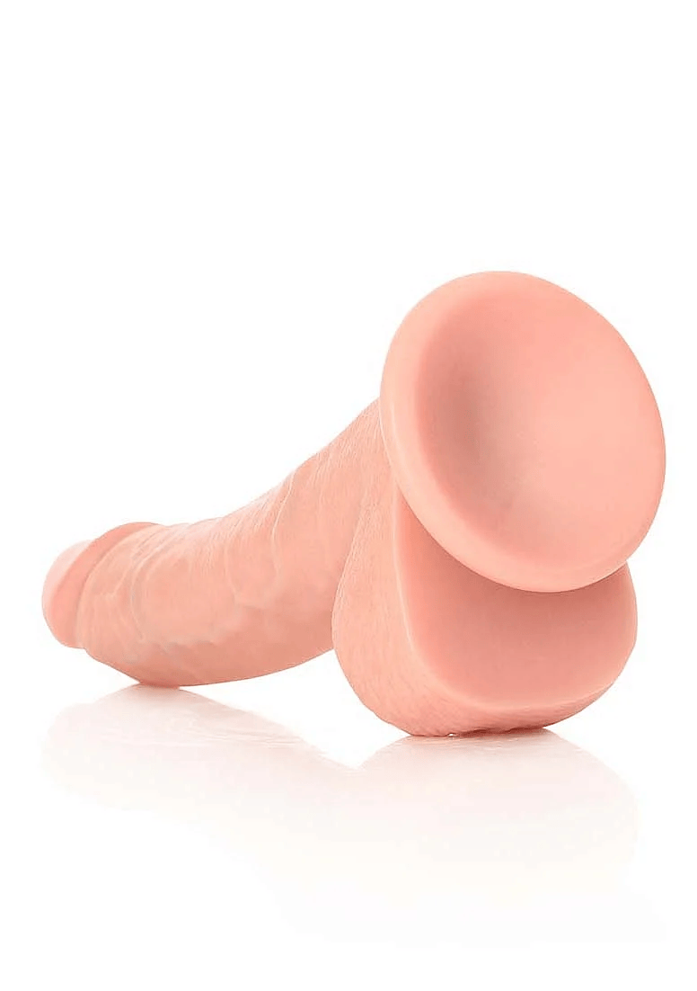 Shots Dildo Shots Toys RealRock Curved Realistic 8" Dildo with Balls