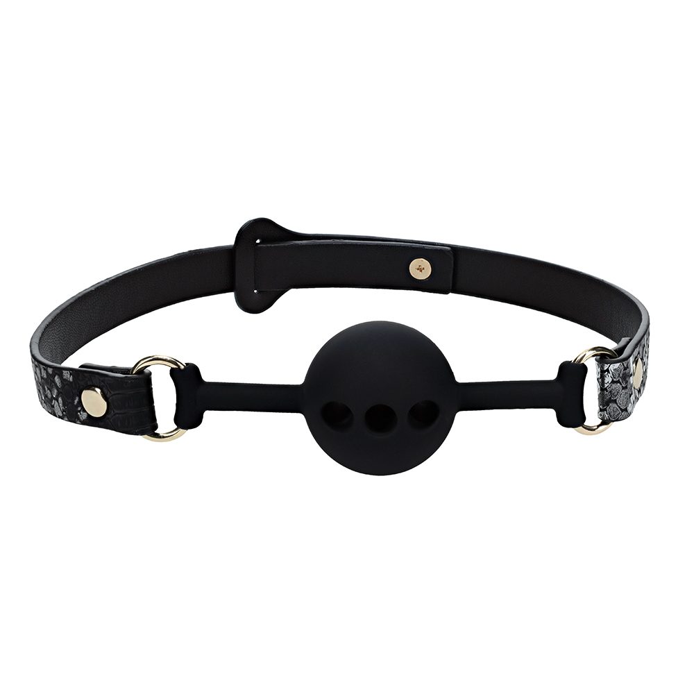 Shots Black Ouch! Florence Collection Silicone Ball Gag