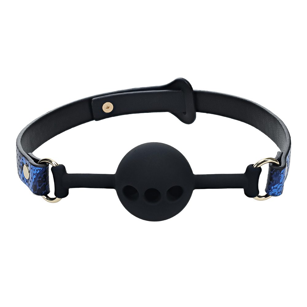 Shots Blue Ouch! Florence Collection Silicone Ball Gag