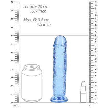 Shots Shots RealRock 7″ Realistic Crystal Clear Dildo